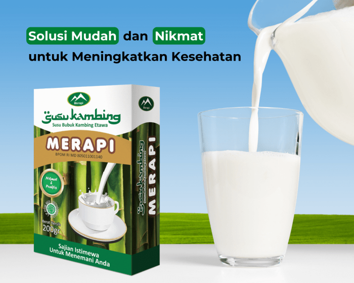 Susu Kambing Berkualitas Tinggi